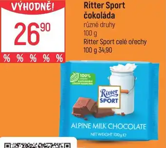 Globus Ritter Sport čokoláda nabídka