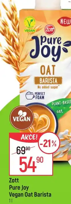 Globus Zott Pure Joy Vegan Oat Barista 1L nabídka