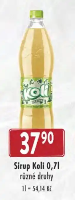 Astur&Qanto Sirup Koli 0,7L nabídka