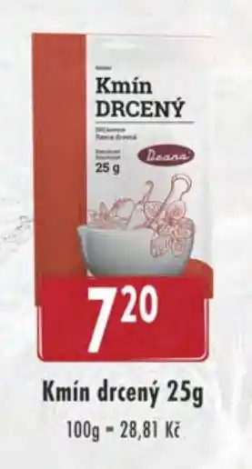 Kmín drcený 25g