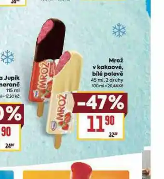 Billa Mrož v kakaové, bílé polevě nabídka