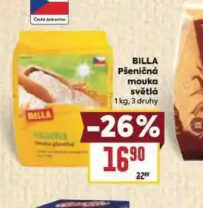 Billa Billa pšeničná mouka světlá nabídka