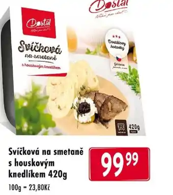 Qanto Svíčková na smetaně s houskovým knedlíkem 420g nabídka
