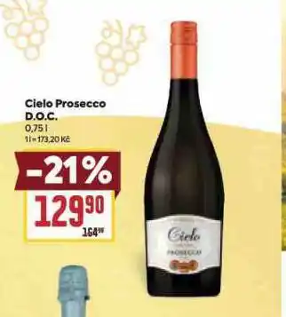 Billa Cielo prosecco nabídka