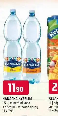 Terno Hanácká kyselka nabídka