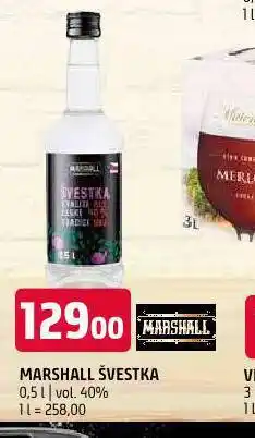 Terno Marshall švestka nabídka