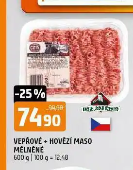 Terno Vepřové + hovězí mělněné maso nabídka