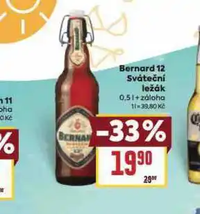 Billa Bernard 12 sváteční ležák nabídka