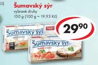 CBA Šumavský sýr nabídka