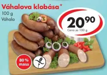 CBA Váhalova klobása nabídka