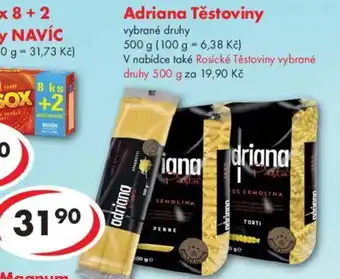 CBA Adriana Těstoviny nabídka