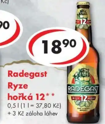 CBA Radegast Ryze hořká 12 0.5L nabídka