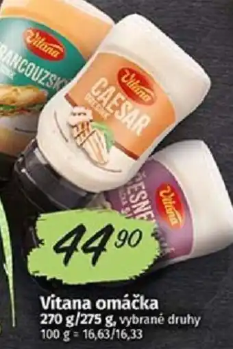 COOP TIP Vitana omáčka nabídka