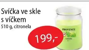 Fortel Svíčka ve skle s víčkem nabídka