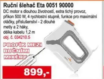 Elektro Spáčil Ruční šlehač Eta 0051 90000 nabídka