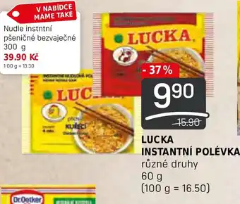 Flop LUCKA INSTANTNÍ POLÉVKA nabídka