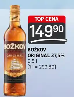 Flop BOŽKOV ORIGINÁL 37,5% 0.5L nabídka