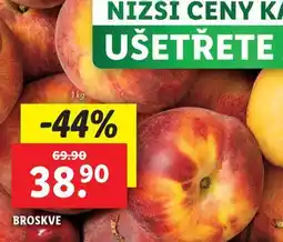 Lidl Broskve nabídka