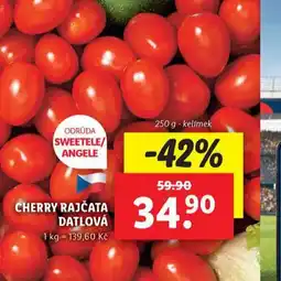 Lidl Cherry rajčata datlová nabídka