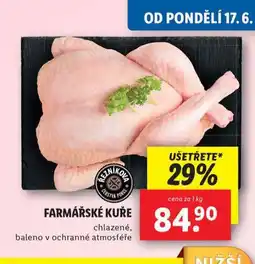 Lidl Farmářské kuře nabídka