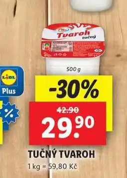 Lidl Tučný tvaroh nabídka