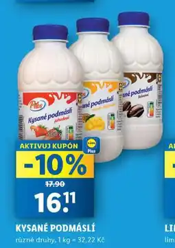 Lidl Kysané podmáslí nabídka