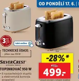 Lidl Topinkovač 950 w nabídka
