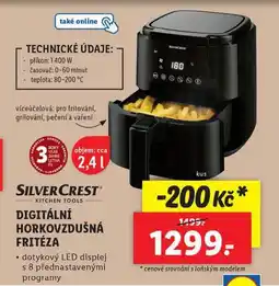 Lidl Digitální horkovzdušná fritéza nabídka