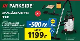 Lidl Vysavač na mokré a suché vysávání 1400 w nabídka