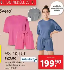 Lidl Pyžamo nabídka