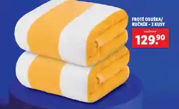 Lidl Froté osuška / ručníky nabídka