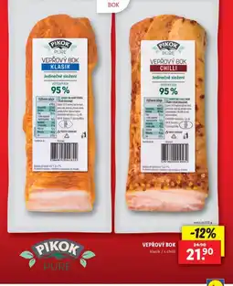 Lidl Vepřový bok klasik / chilli nabídka