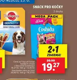 Lidl Coshida snack pro kočky nabídka