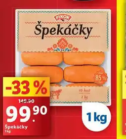 Lidl Špekáčky nabídka