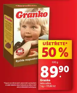 Lidl Granko nabídka