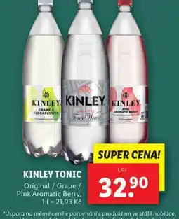 Lidl Kinley tonic nabídka