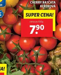 Lidl Cherry rajčata keříková nabídka