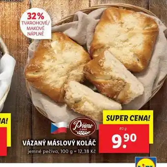 Lidl Vázaný máslový koláč nabídka