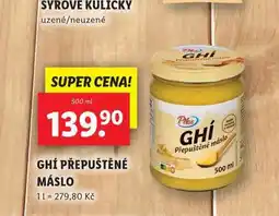 Lidl Ghí přepuštěné máslo nabídka