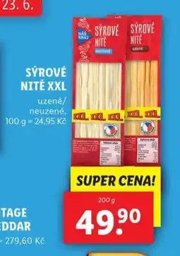 Lidl Sýrové nitě xxl nabídka