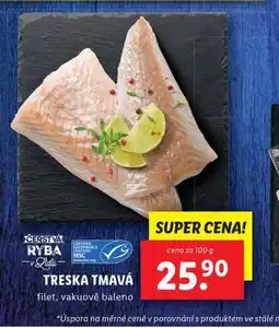Lidl Treska tmavá nabídka