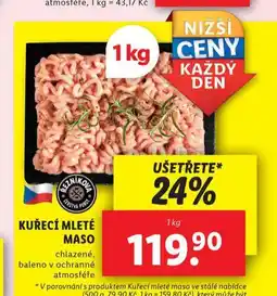 Lidl Kuřecí mleté maso nabídka