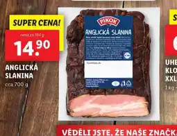 Lidl Anglická slanina nabídka
