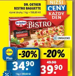 Lidl Dr. oetker bistro baguette nabídka