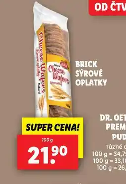 Lidl Brick sýrové oplatky nabídka
