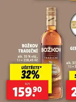 Lidl Božkov tradiční nabídka