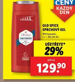 Lidl Old spice sprchový gel nabídka