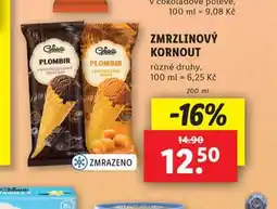 Lidl Zmrzlinový kornout nabídka