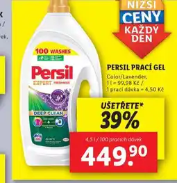 Lidl Persil prací prostředek nabídka