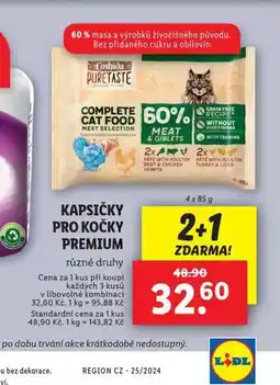 Lidl Coshida kapsičky pro kočky nabídka